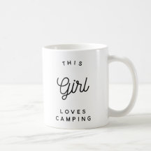 Cette fille aime camper - des tasses de camping