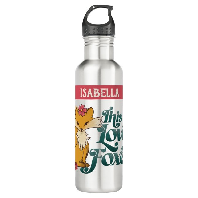 Cette Fille Aime La Bouteille D'Eau Foxes (Devant)