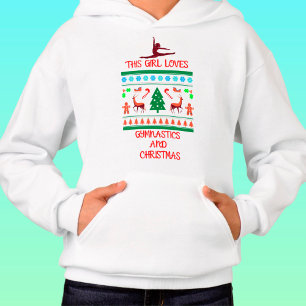 Cette fille aime la gymnastique et Noël