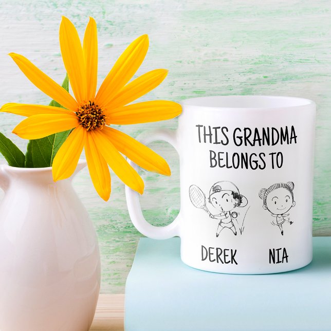 Cette Grand-Mère Appartient À | Mug cadeau amusant (Créateur téléchargé)