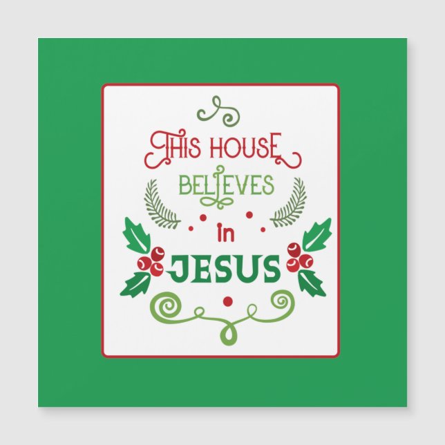 Cette Maison croit en la carte Jésus (Devant)