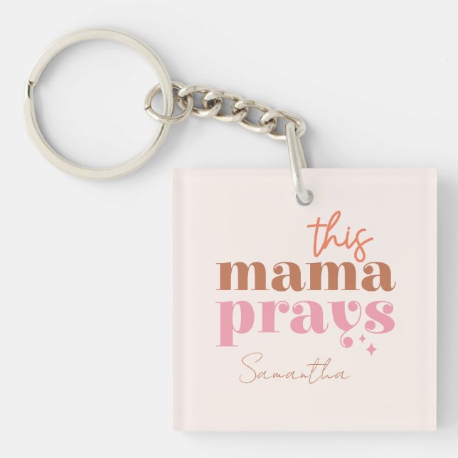 Cette Mama prie - Rustic Boho Design (Devant)