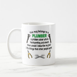 Cette Mug Appartient À Un Plomber. Le cadeau du pl