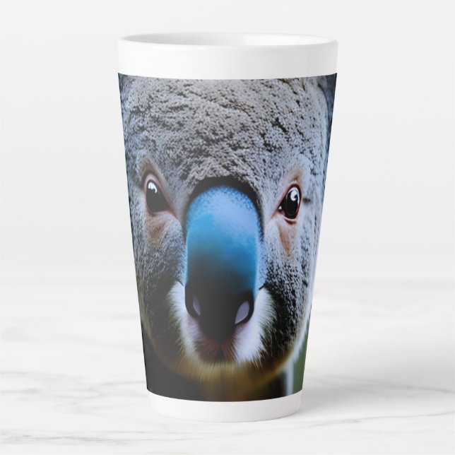 Cette Ours Koala Aime Juste Un Selfie, Latte Mug (Devant)