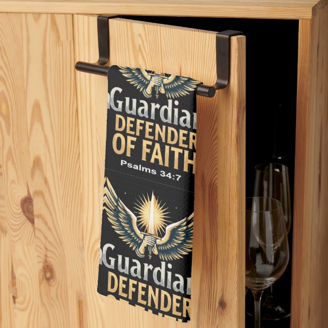 Cette serviette rappelle que vous êtes protégé par (Pliage en tiers)