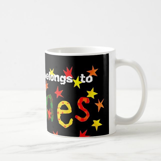 'Cette tasse appartient à James' mug (Droite)
