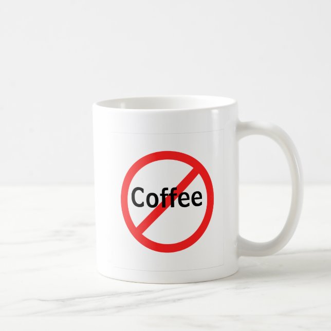 Cette tasse est seulement pour le thé.  Aucun café (Droite)