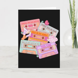 Cettes Western 90s Country Music Valentine Cowgirl Card