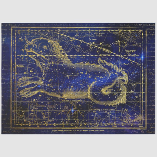 cetus constellation tissue paper (Front)
