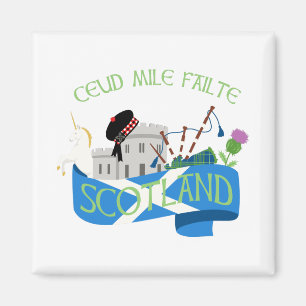 Ceud Mile Failte Magnet