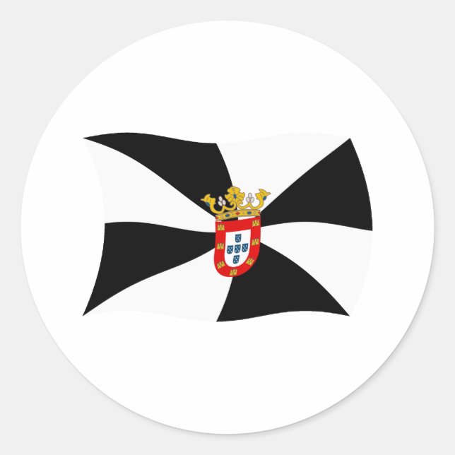 Ceuta Flag Sticker (Front)