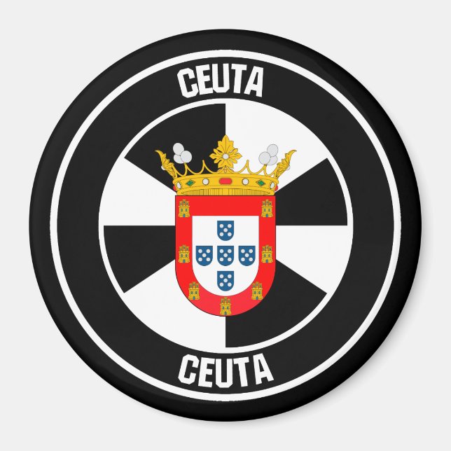Ceuta Round Emblem Magnet (Front)