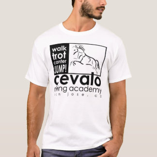Cevalo Shirt: Walk, Trot, Canter, JUMP! T-Shirt