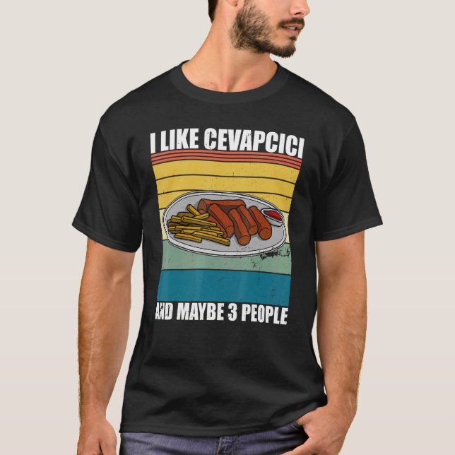 Cevapcici Kebab Balkan cuisine 42 T-Shirt (Front)