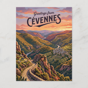 Cévennes National Park France Postcard