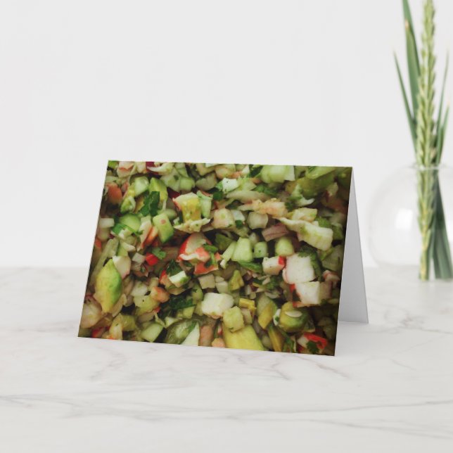 "Ceviche" Get Well Card (Front)