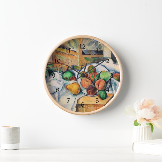 Cezanne - A Table Corner, famous painting, Clock (Home)