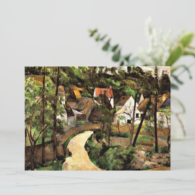 Cezanne - A Turn in the Road Card (Standing Front)