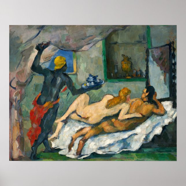 Cézanne - Afternoon In Naples Poster (Front)