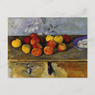 Cezanne - Apples and Biscuits Postcard