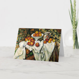 Cezanne - Apples and Oranges Card