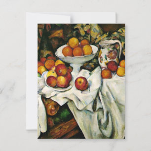 Cezanne - Apples and Oranges Postcard