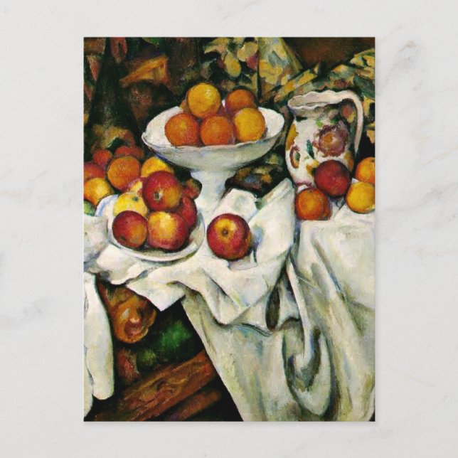 Cezanne - Apples and Oranges Postcard (Front)