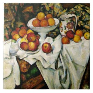 Cezanne - Apples and Oranges Tile