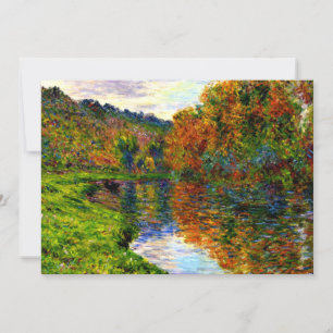 Cezanne - Arm of the Jeufosse, Autumn, Card