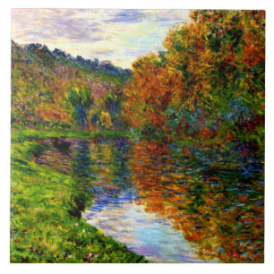Cezanne - Arm of the Jeufosse, Autumn, Tile