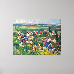 Cezanne - Auvers, Panoramic View, Canvas Print