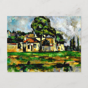 Cezanne - Banks of the Marne Postcard