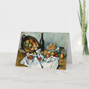 Cezanne - Basket of Apples Card