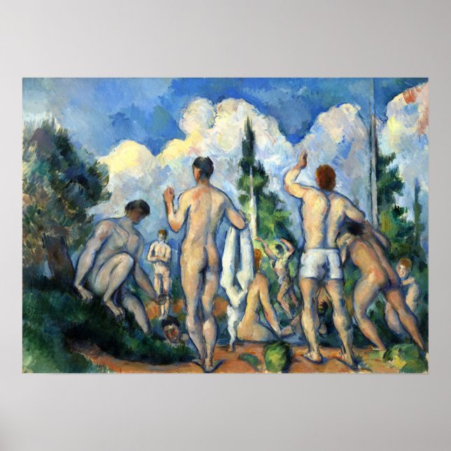 Cézanne - Bathers Poster (Front)