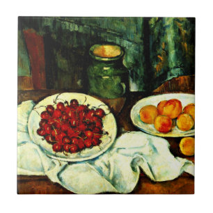 Cezanne - Cherries Tile