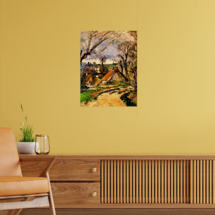 Cezanne - Cottages of Auvers, fine art, Poster