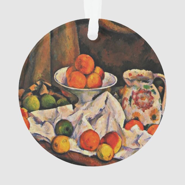 Cezanne - Fruit Bowl, Pitcher and Fruit Ornament (Back)