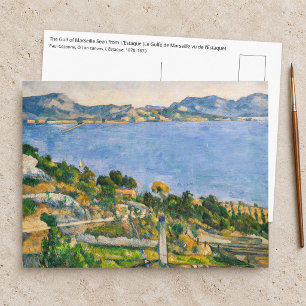 Cezanne - Gulf of Marseille seen from L'Estaque Postcard