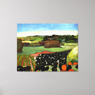 Cezanne - Haystacks in Brittany Canvas Print