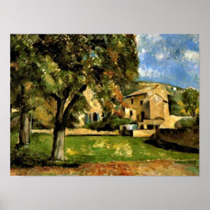 Cezanne - Horse Chestnut Trees in Jas de Bouffan Poster
