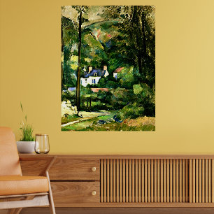 Cezanne - Houses in the Greenery-1881 Poster