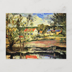 Cezanne - In the Oise Valley, fine art Postcard