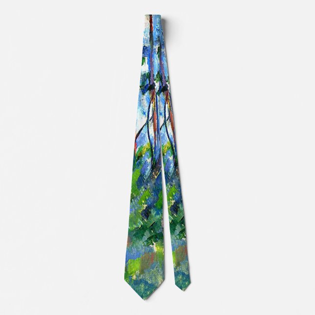 Cezanne - In the Woods -1898 Tie (Front)