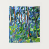 Cezanne - In the Woods, famous painting