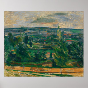 Cézanne - Landscape of the Jas de Bouffan Poster