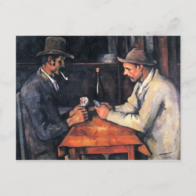 Cezanne - Les joueurs de cartes (2) (Devant)