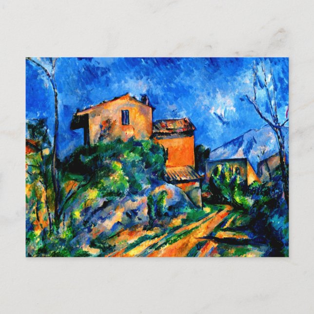 Cezanne - Maison Maria with a View of Chateau Noir Postcard (Front)