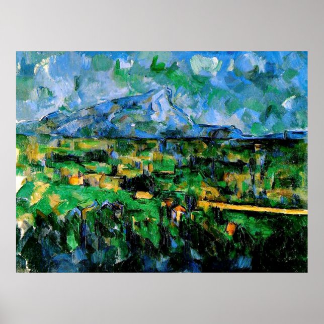 Cezanne - Mont Sainte Victoire Poster (Front)