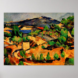 Cezanne - Mountains seen from L'Estaque Poster