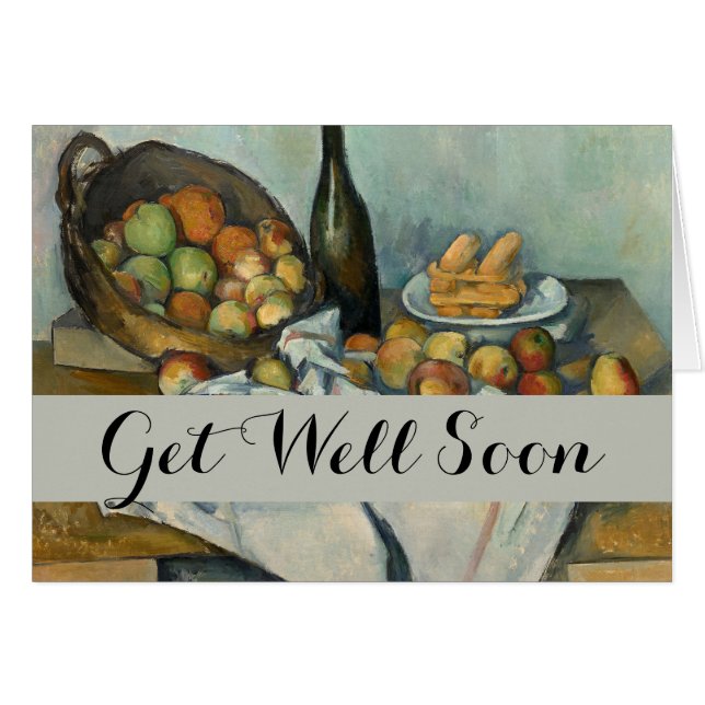 Cezanne Panier Pommes Impressionnisme Art (Devant horizontal)